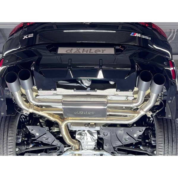 Echappement inox DÄHLER pour BMW X2 M35i U10 (2023+)- Silencieux à valves