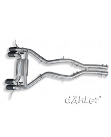 Echappement inox DÄHLER pour BMW M4 G82 G83 / M3 G80 G81 (2020+)-Ligne Fap-Back à valves Race