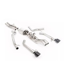 Ligne d'échappement inox Cat-Back à valves MILLTEK pour FORD F150 RAPTOR 3.5 V6 EcoBoost Gen3 (2022+)