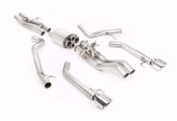 Ligne d'échappement inox Cat-Back à valves MILLTEK pour FORD F150 RAPTOR R 5.2 V8 Supercharged Gen3 (2023+)