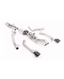 Ligne d'échappement inox Cat-Back à valves MILLTEK pour FORD F150 RAPTOR R 5.2 V8 Supercharged Gen3 (2023+)