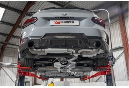 Ligne d'échappement inox Fap-Back SCORPION pour BMW 220i G42 (2022+)