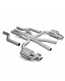 Echappement inox CAPRISTO pour MERCEDES AMG GT63S X290 4 Portes (2019+) - Ligne Cat/Fap-Back à valves