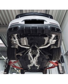 Echappement inox CAPRISTO pour MERCEDES AMG GT63S X290 4 Portes (2019+) - Ligne Cat/Fap-Back à valves