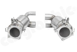 Catalyseurs/FAP sport inox CARGRAPHIC pour PORSCHE 991.2 Carrera +4 +S +GTS 3.0T avec FAP (2019+)