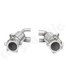 Catalyseurs/FAP sport inox CARGRAPHIC pour PORSCHE 991.2 Carrera +4 +S +GTS 3.0T avec FAP (2019+)