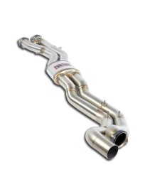 Echappement inox SUPERSPRINT pour BMW M3 E46 3.2i Coupé / Cabrio (2000-2006)- Silencieux intermédiaire
