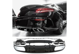 Diffuseur look C63S AMG pour Mercedes Classe C C205 Coupé Pack AMG (2014-2020)