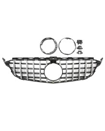 Calandre Panamerica look C63 AMG pour Mercedes Classe C Pack AMG (W/C/S205) (2014-2021)