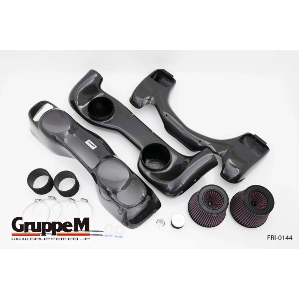 Admission Carbone GruppeM pour PORSCHE 997 3.6 TURBO (2006-2009)