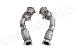 Catalyseurs sports inox Porsche Cayenne 955/957 Turbo + S 4.5/4.8 V8 CARGRAPHIC