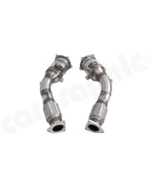 Catalyseurs sports inox Porsche Cayenne 955/957 Turbo + S 4.5/4.8 V8 CARGRAPHIC