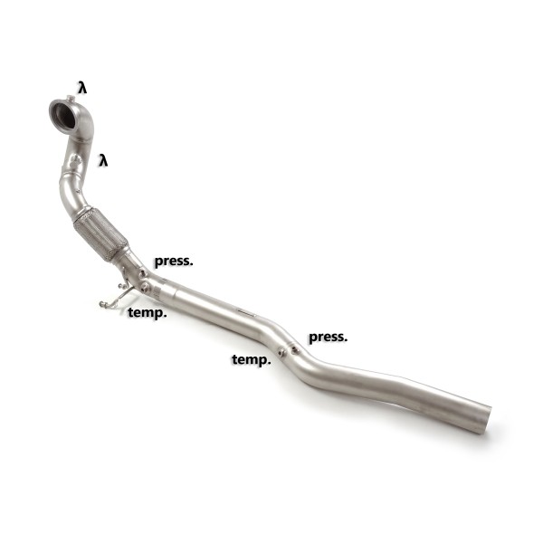 Downpipe sans Catalyseurs RAGAZZON pour VW GOLF 8 8.5R 310/320/333Ch (2020+)