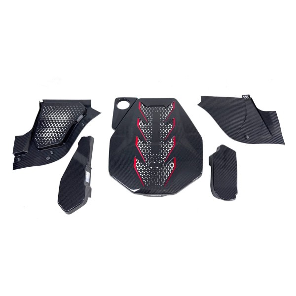 Caches moteur Carbone KARBONIUS pour BMW M5 G90 G99 (2024+)