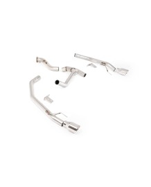 Silencieux d'échappement inox MILLTEK pour FORD Ranger 3.0 V6 TDCI T9 240ch Diesel (2023+)(look Raptor)