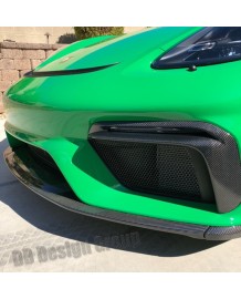Extensions de pare-chocs Carbone DB Carbon pour Porsche 718 GT4 & Spyder (2019+)