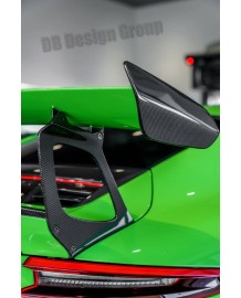 Caches latéraux carbone de becquet DB Carbon pour PORSCHE 991.2 GT3 RS (2018+)