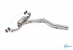 Echappement inox DCE PARTS pour AUDI Q8 60/55 TFSIe Hybrid S-line 4M (2024+)- Silencieux à valves
