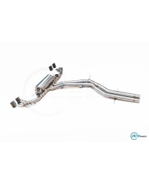 Echappement inox DCE PARTS pour AUDI Q8 60/55 TFSIe Hybrid S-line 4M (2024+)- Silencieux à valves