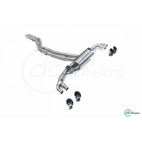 Echappement inox DCE PARTS pour AUDI Q8 60/55 TFSIe Hybrid S-line 4M (2024+)- Silencieux à valves