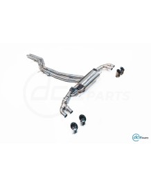 Echappement inox DCE PARTS pour AUDI Q8 60/55 TFSIe Hybrid S-line 4M (2024+)- Silencieux à valves