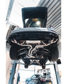 Echappement inox DCE PARTS pour AUDI Q8 60/55 TFSIe Hybrid S-line 4M (2024+)- Silencieux à valves