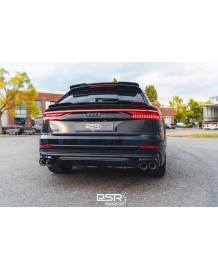 Echappement inox DCE PARTS pour AUDI Q8 60/55 TFSIe S-line 4M Hybrid (2018-2023)- Silencieux à valves