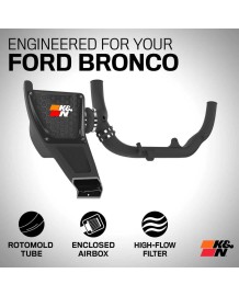 Kit Admission Directe KN pour FORD BRONCO 2.7 V6 (2021-2025)