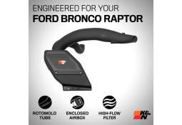 Kit Admission Directe KN pour FORD BRONCO RAPTOR 3.0 V6 (2023-2025)
