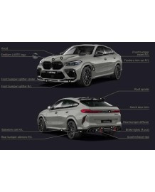 Kit carrosserie LARTE DESIGN pour BMW X6M F96 COMPETITION (2019-2023)