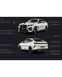 Kit carrosserie LARTE DESIGN pour BMW X6M F96 COMPETITION Facelift (2023-2025)