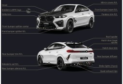 Kit carrosserie LARTE DESIGN pour BMW X6M F96 COMPETITION Facelift (2023-2025)