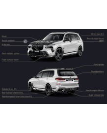 Kit carrosserie LARTE DESIGN pour BMW X7 G07 LCI (2022-2025)