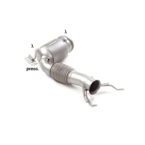 Downpipe + Catalyseurs sport inox RAGAZZON pour BMW M135I xDrive F40 (2019-11/2020)