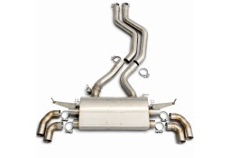 Echappement inox BRABUS pour Range Rover P530 P615 Type LK/L460 -Ligne Fap-Back à valves