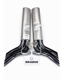 Echappement inox BRABUS Mercedes G63 AMG 4X4² W463A (2022+)-Silencieux à valves