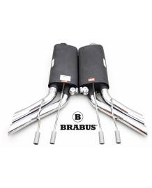 Echappement BRABUS Mercedes Classe G63 AMG / G500 / G500 4X4 2(W463) -Silencieux à valves