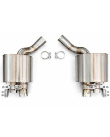 Echappement inox BRABUS pour BENTLEY Continental GT / GTC Speed II (2024+)-Silencieux à valves