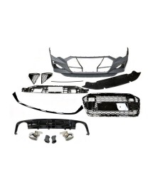 Kit carrosserie look RS6 C8 pour Audi A6 C8 Avant/Berline S-Line (2019-2021)