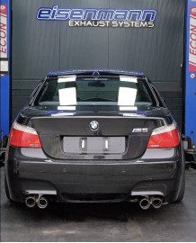 Echappement inox EISENMANN pour BMW M5 E60-Ligne cat-back à à valves
