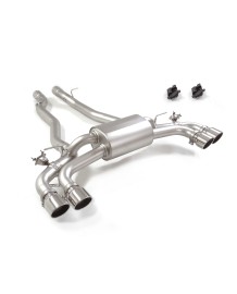 Ligne d'échappement inox Cat-back à valves RAGAZZON pour BMW M5 G90 G99