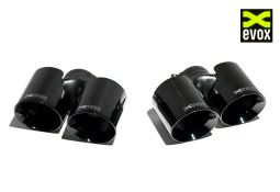 Embouts d'échappement Noir EVOX Porsche 997.1 & 997.2