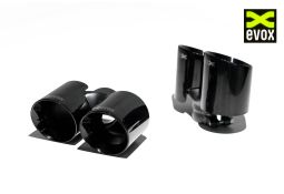 Embouts d'échappement Noir EVOX Porsche 997.1 & 997.2