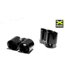 Embouts d'échappement Noir EVOX Porsche 997.1 & 997.2