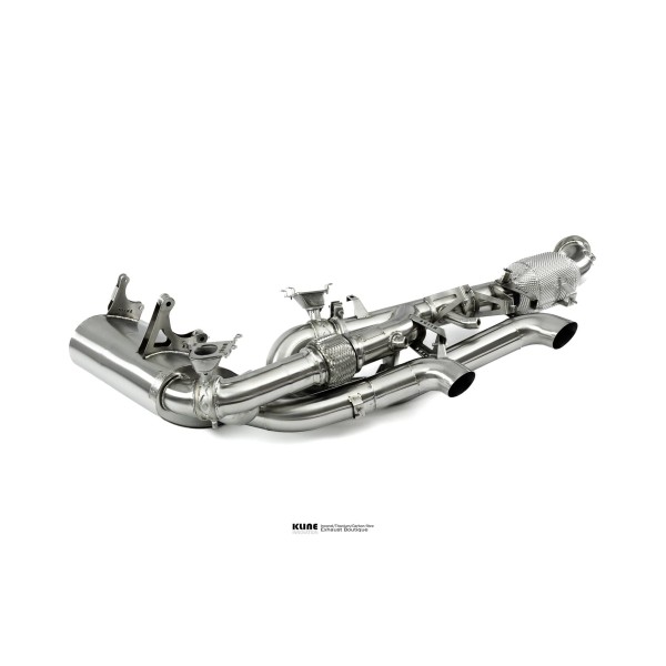 Echappement inox KLINE pour PORSCHE 992.2 GTS 3.6 Hybrid (2025+) - Silencieux à valves RACE