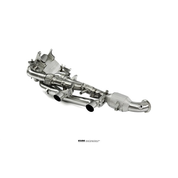Echappement inox KLINE pour PORSCHE 992.2 GTS 3.6 Hybrid (2025+) - Silencieux à valves Sport