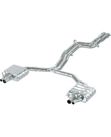 Echappement inox CAPRISTO pour AUDI RS6 C7 4G (2013-2019) - Ligne Cat-Back à valves Homologuée