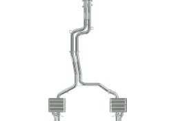 Echappement inox CAPRISTO pour AUDI RS7 C7 Sportback (2013-2018) - Ligne Cat-Back à valves Homologuée Echappement inox CAPRISTO pour AUDI RS7 C7 Sportback (2013-2018) - Ligne Cat-Back à valves Homologuée