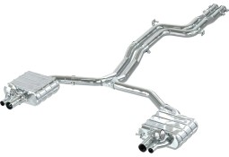 Echappement inox CAPRISTO pour AUDI RS7 C7 Sportback (2013-2018) - Ligne Cat-Back à valves Homologuée