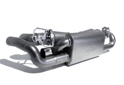 Silencieux d'échappement Inox à valves EVOX pour PORSCHE 992.1 TURBO S Silencieux d'échappement Inox à valves EVOX pour PORSCHE 992.1 TURBO S